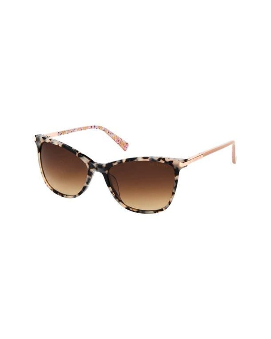 Ted Baker Brown 56Mm Gradient Cat Eye Sunglasses