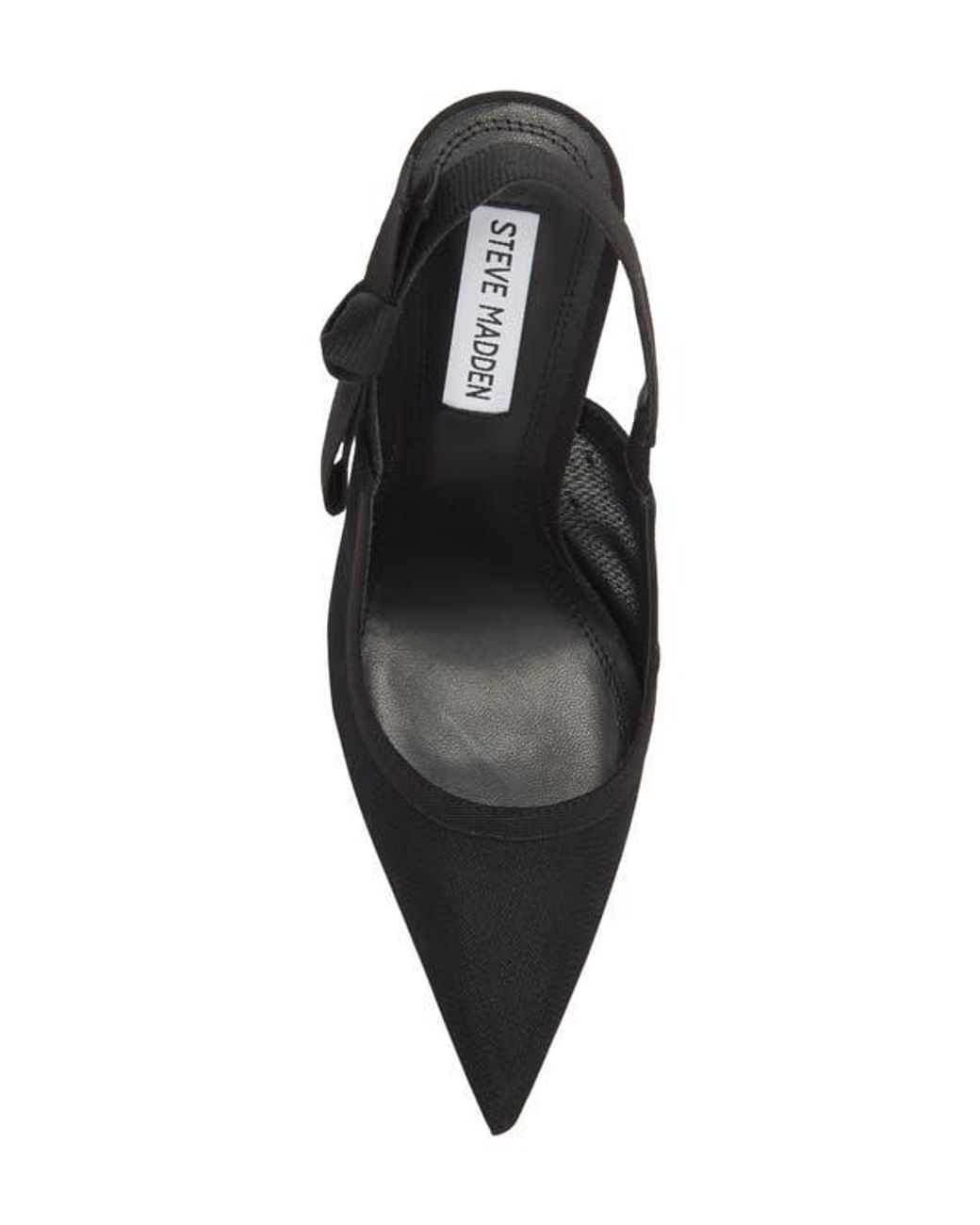Steve Madden Black Stefani Slingback Pump