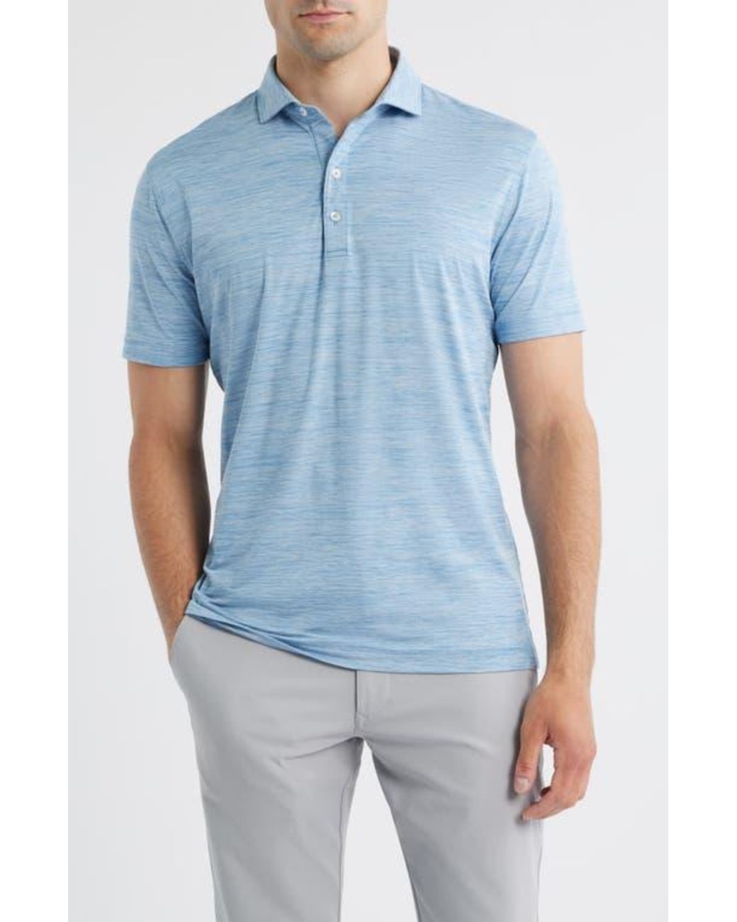 Johnnie-o Blue Huron Prep-Formance Polo for men