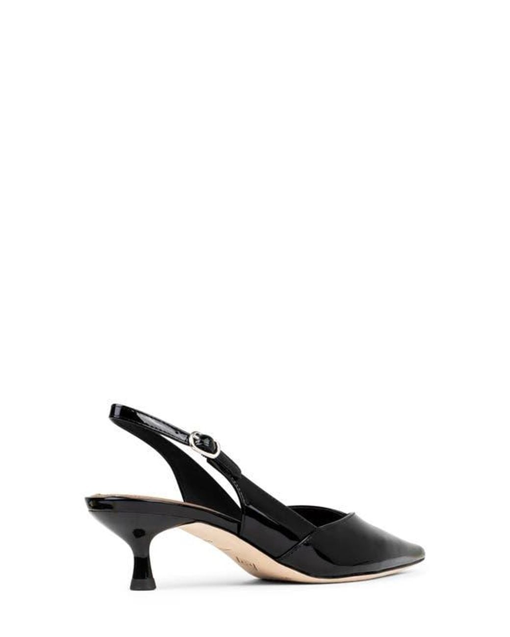 Donald J Pliner Black Pointed Toe Slingback Pump