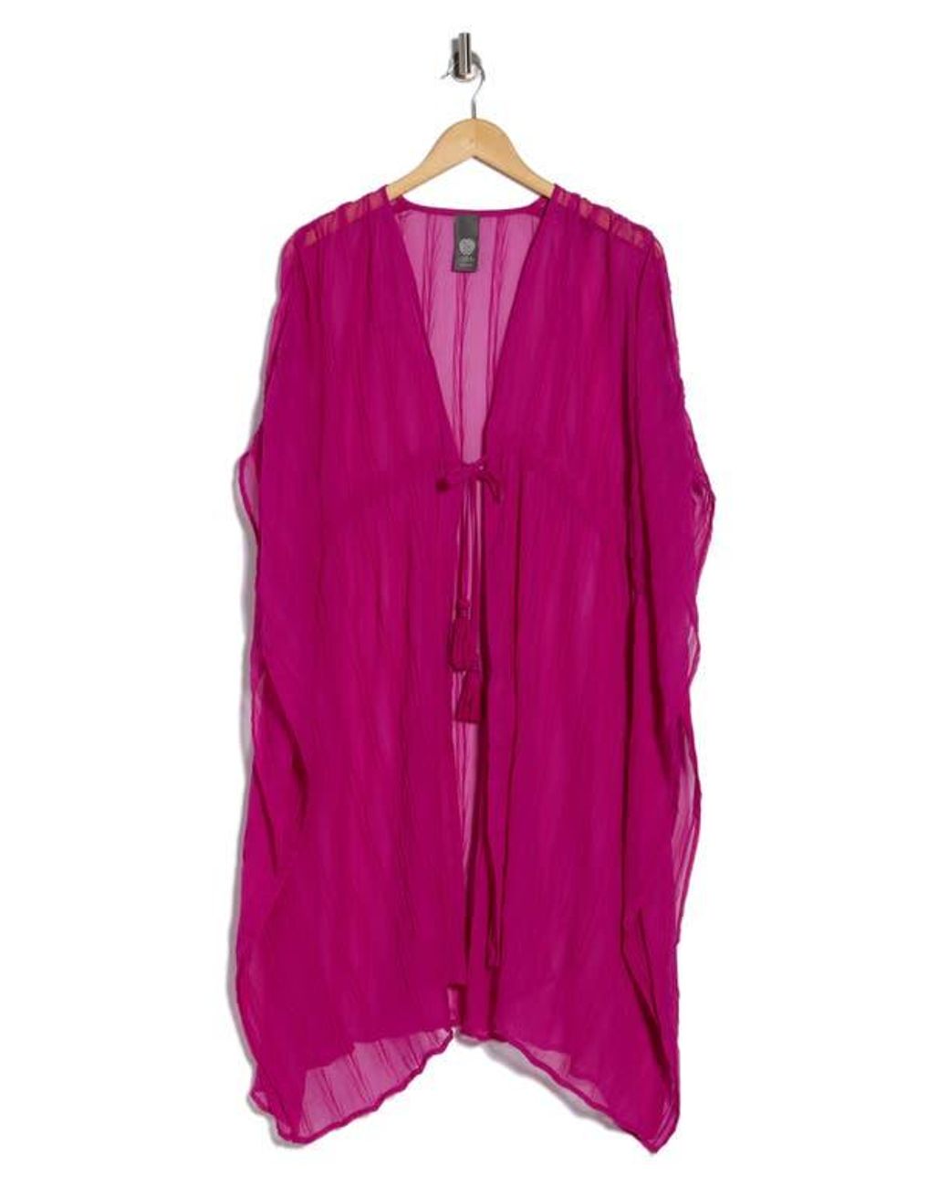 Vince Camuto Pink Pleated Topper