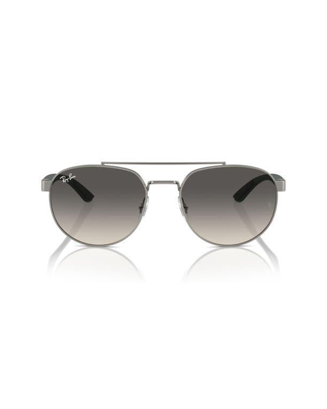 Ray-Ban Gray 56Mm Gradient Irregular Sunglasses for men