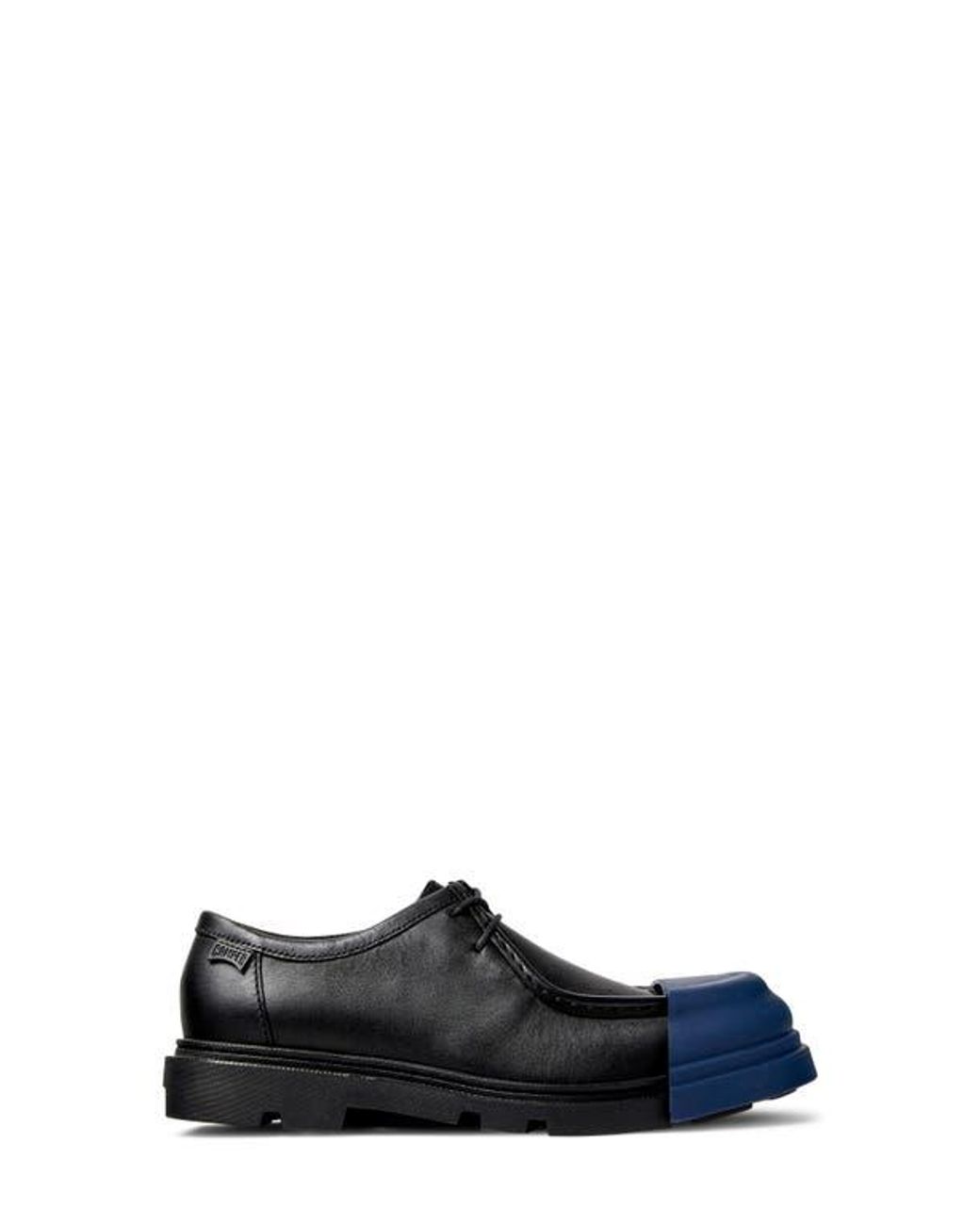 Camper Blue Junction Cap Toe Penny Loafer