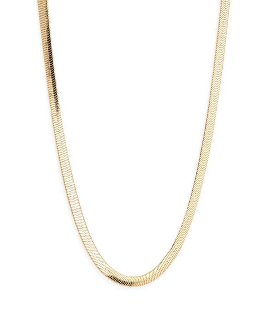Electric Picks Python Snake Chain Necklace in White | Lyst