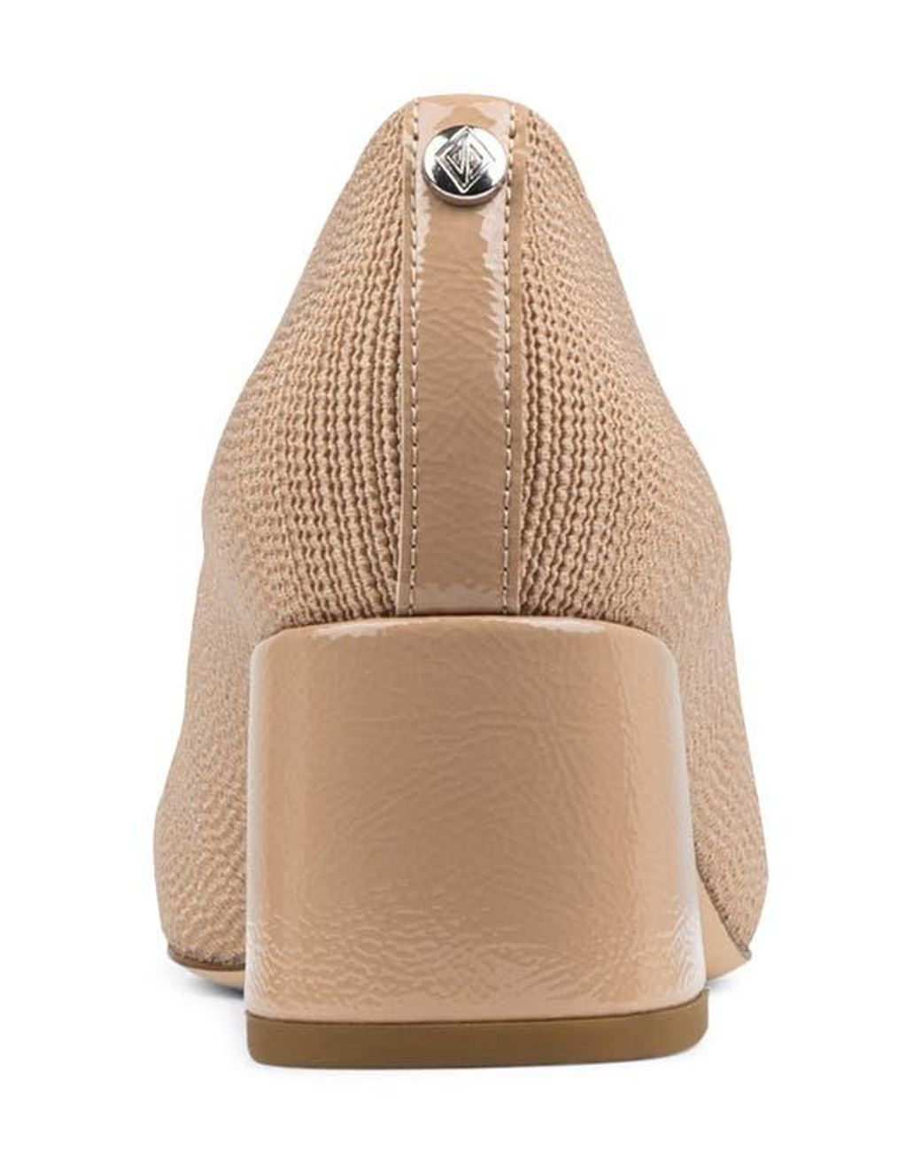 Donald J Pliner Natural Square Toe Pump