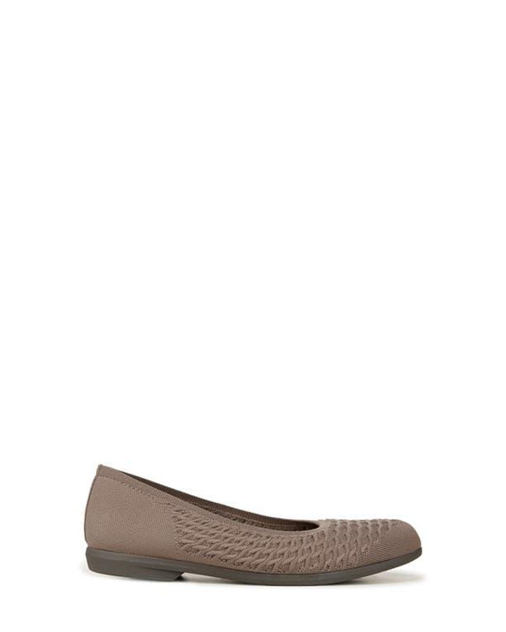 LifeStride Brown Khloe Knit Ballet Flat