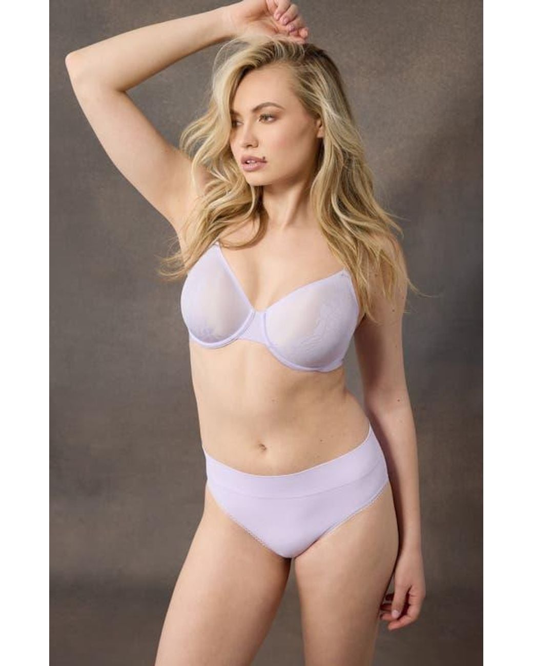 Wacoal Purple Confidence Boost Underwire Bra