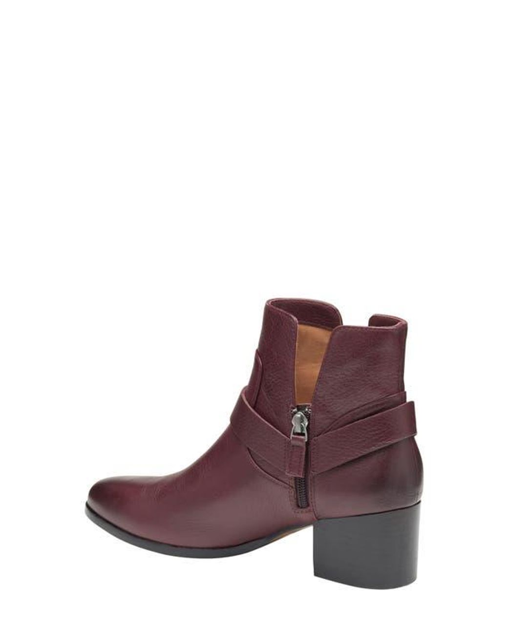 Johnston & Murphy Purple Trista Harness Bootie