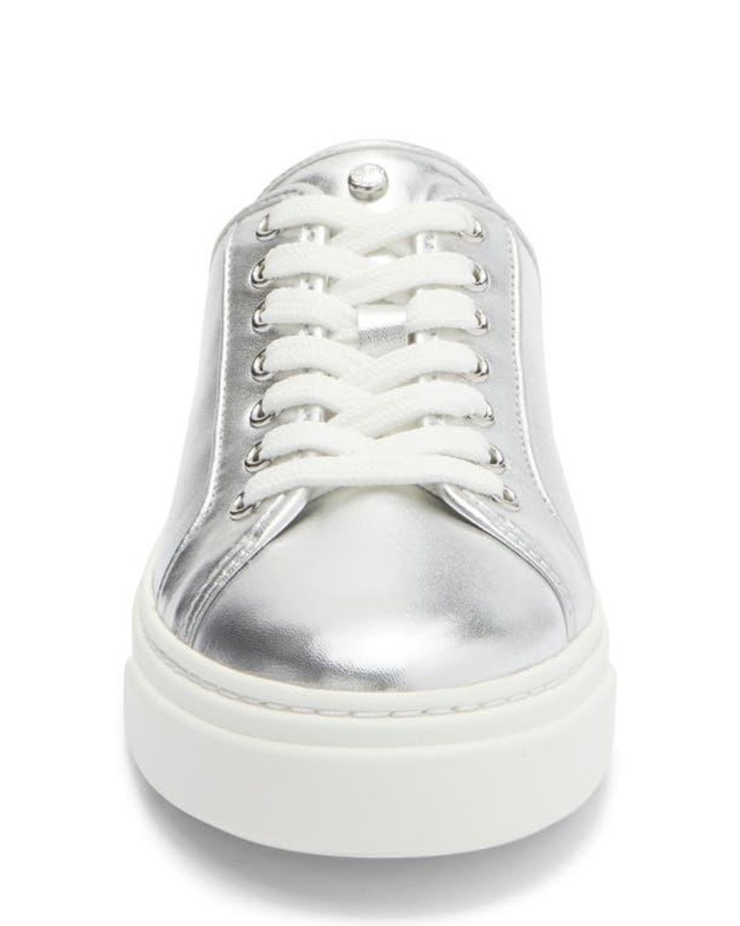 Stuart Weitzman White Skater Mule Sneaker