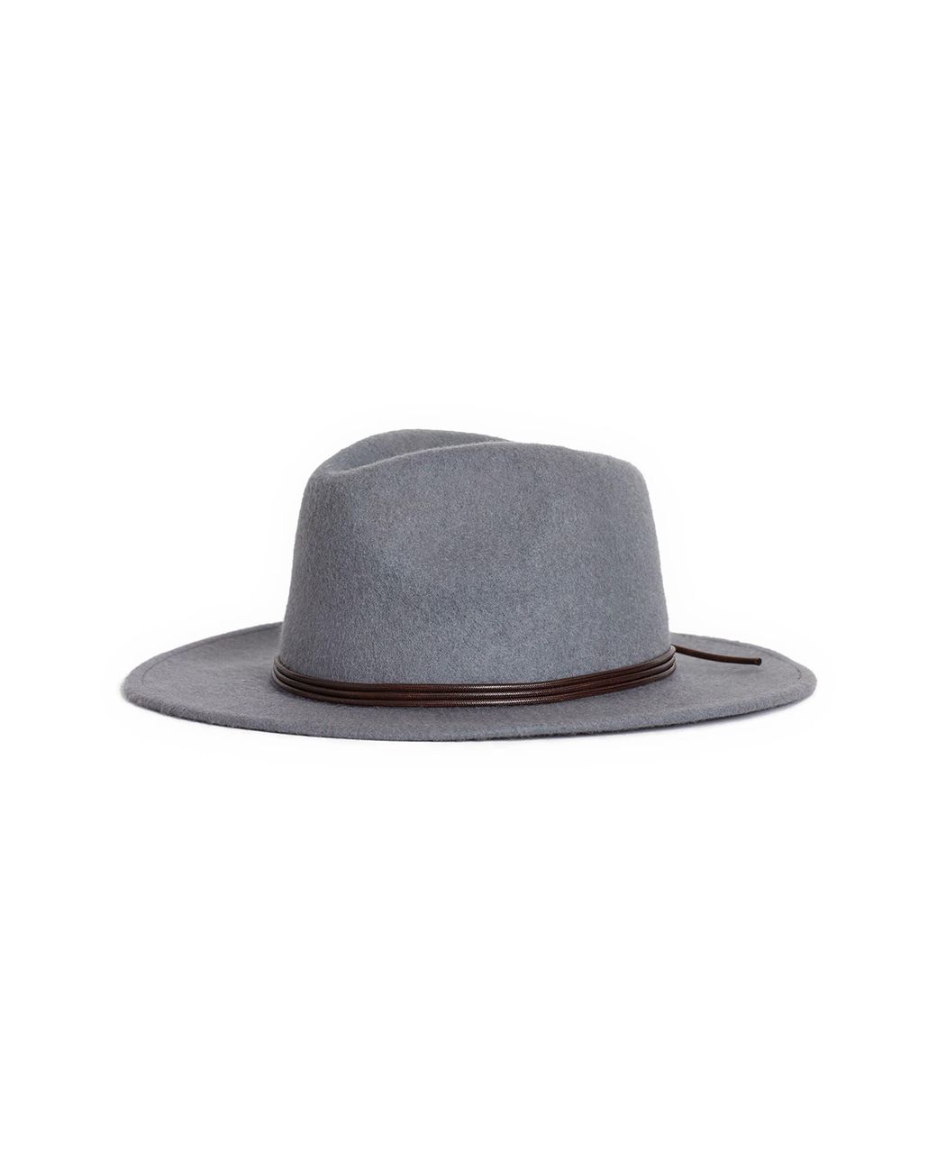 Brixton Men's Mesa Fedora Hat In Light Gray At Nordstrom Rack