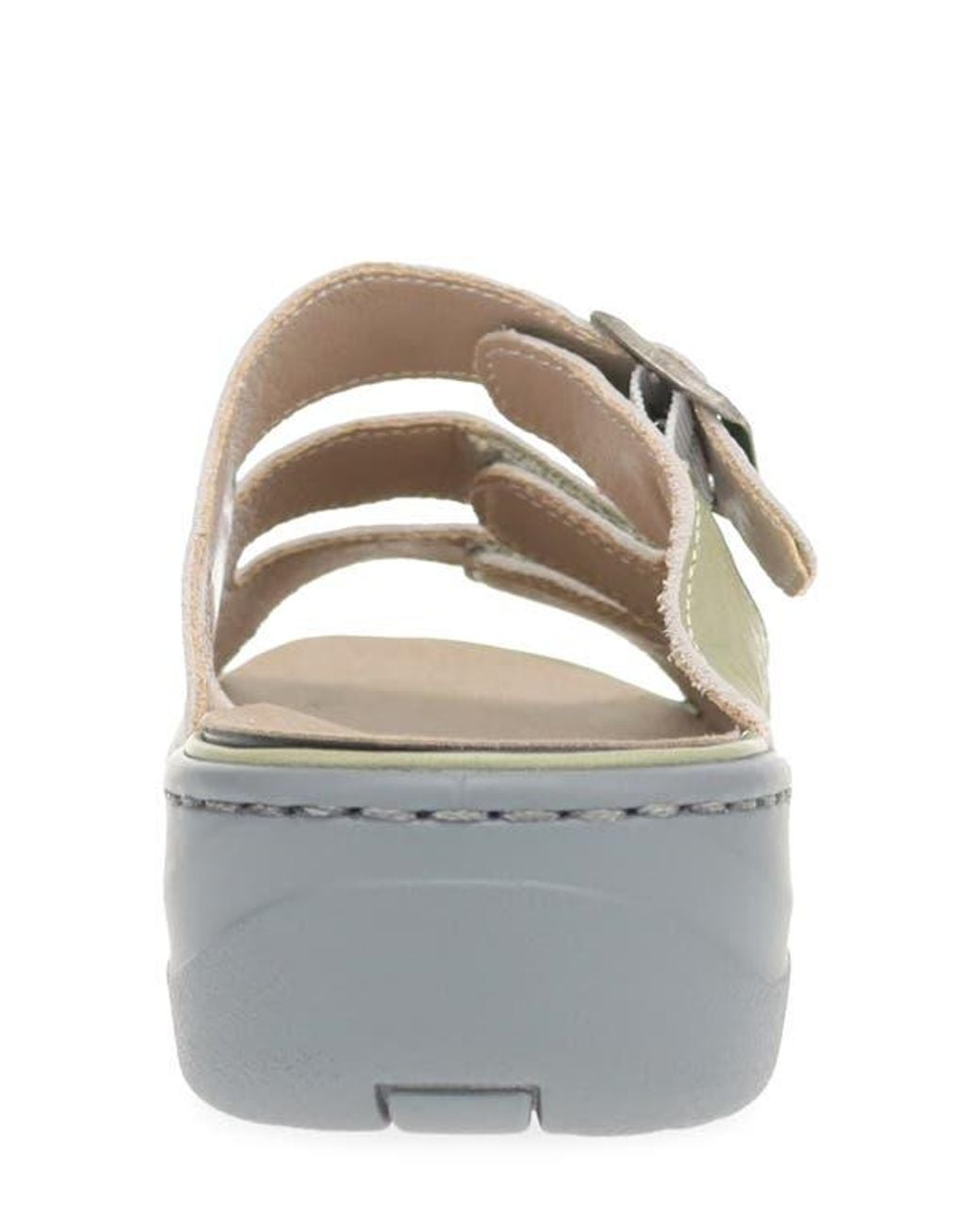 Propet White Breezy Walker Slide Sandal