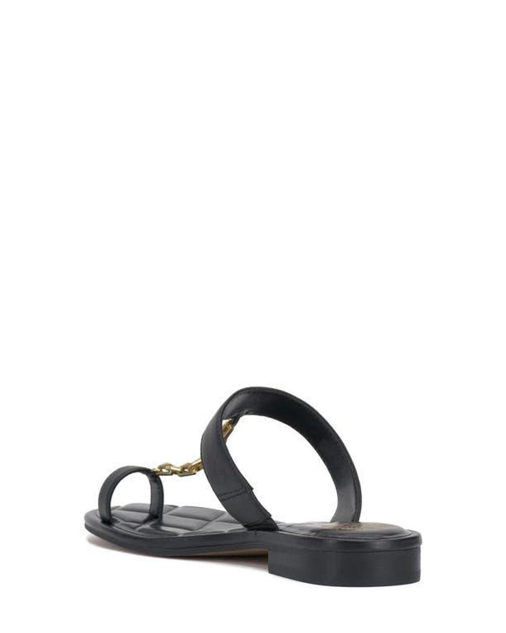 Vince Camuto Black Lexie Toe Loop Sandal