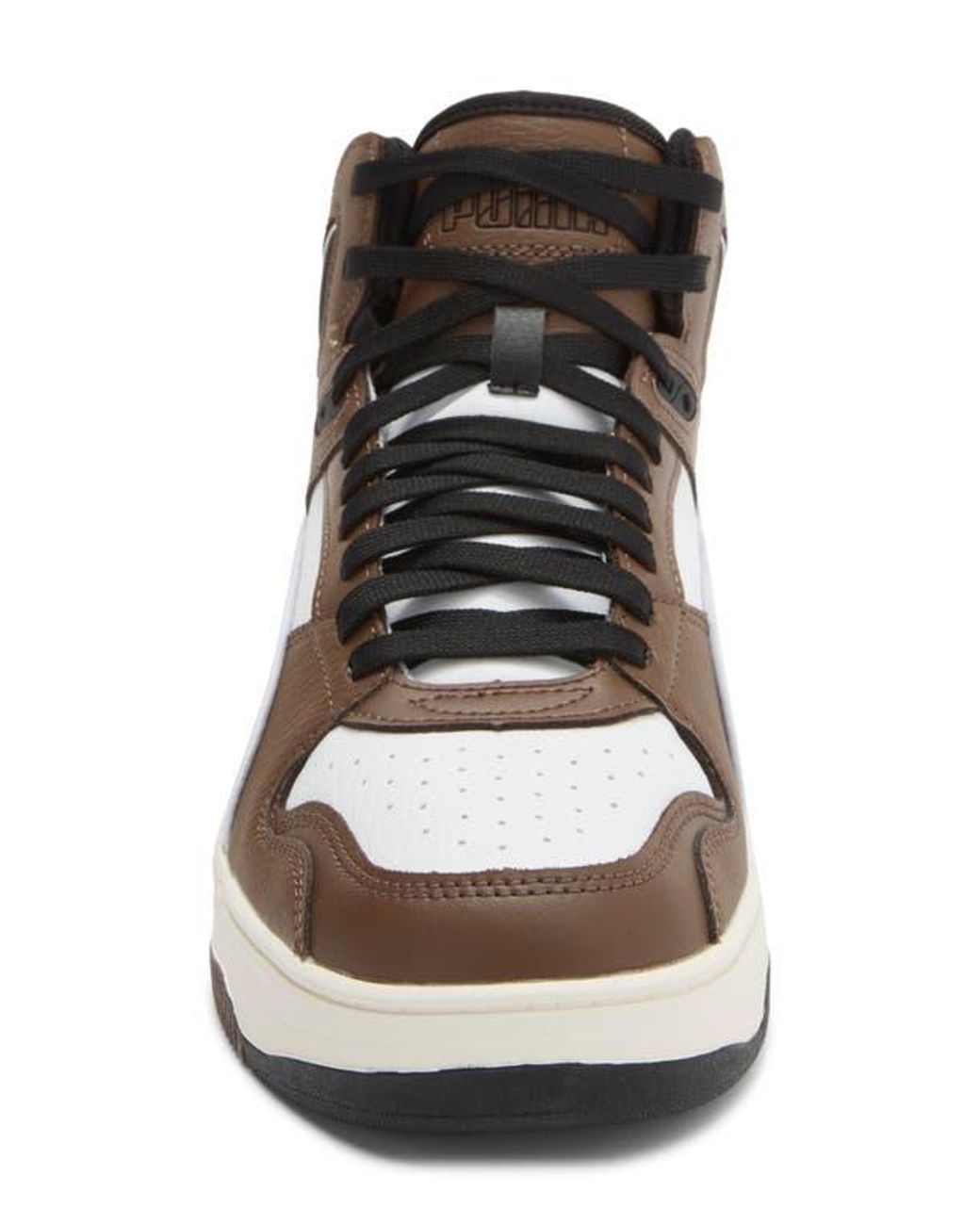 PUMA Brown Rbd Break Mid Top Sneaker for men