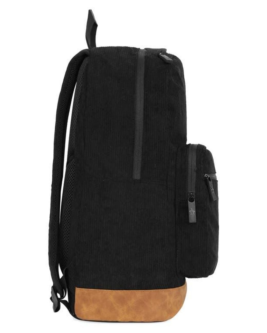 Original Penguin Black Corduroy Backpack for men