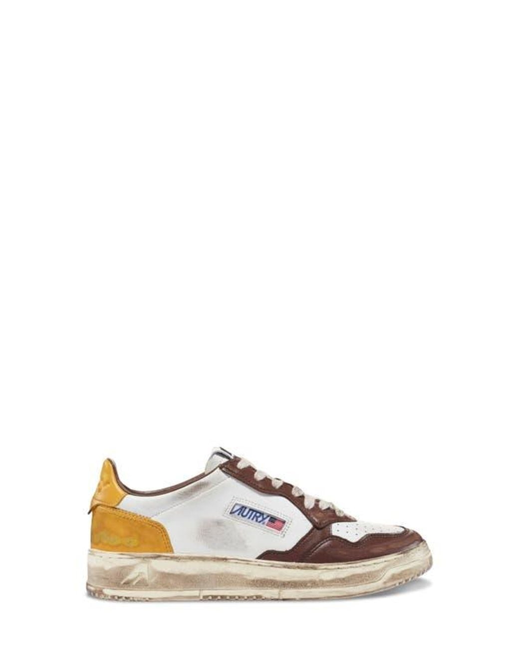 Autry White Retro Low Sneaker