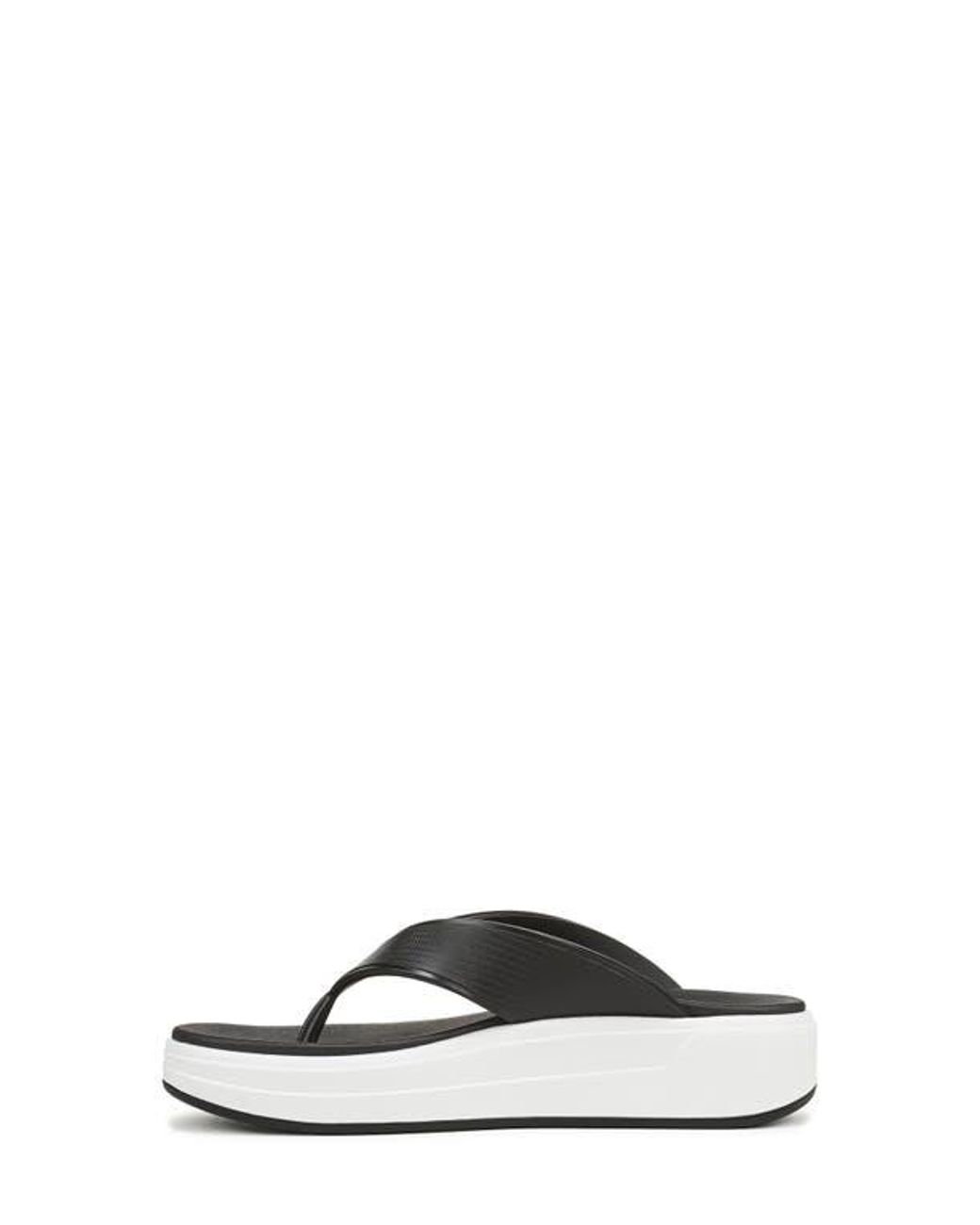 Ryka Black Viv Platform Thong Sandal