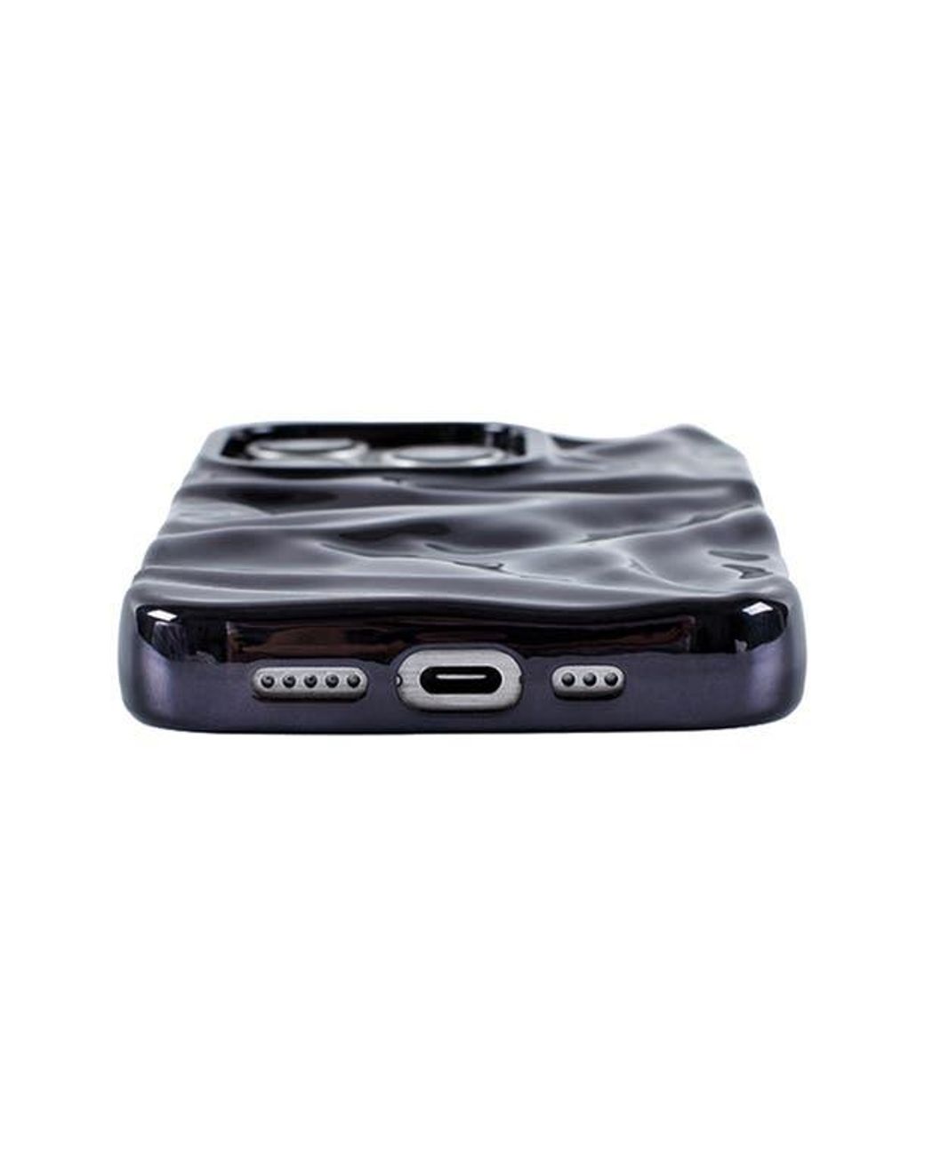Auramma Black Crinkle Iphone 15 Pro Max Case