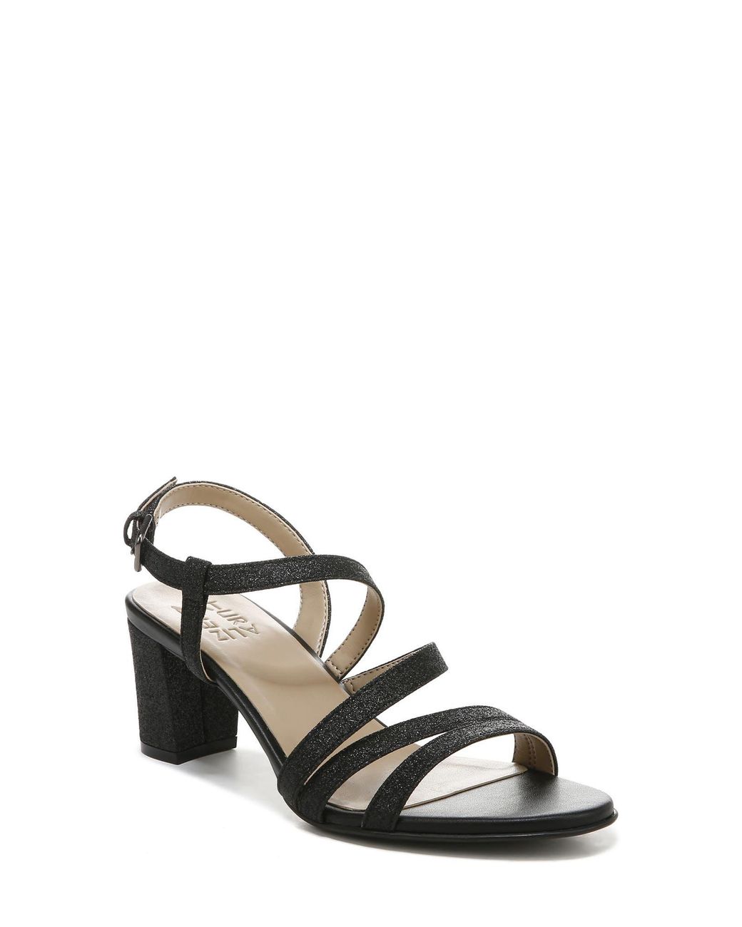 Naturalizer Bridget Strappy Block Heel Sandal in Black Lyst