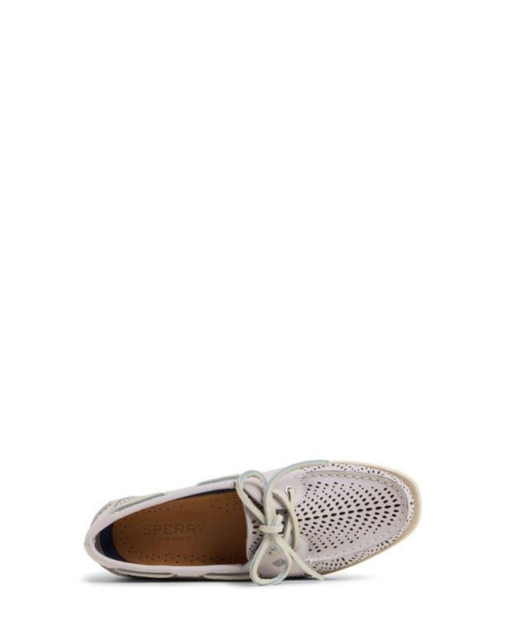 Sperry Top-Sider White Perforated Loafer