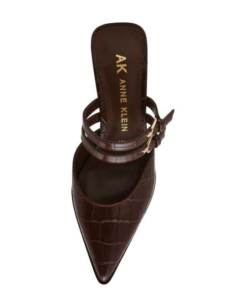 Anne Klein Brown Colden Mule