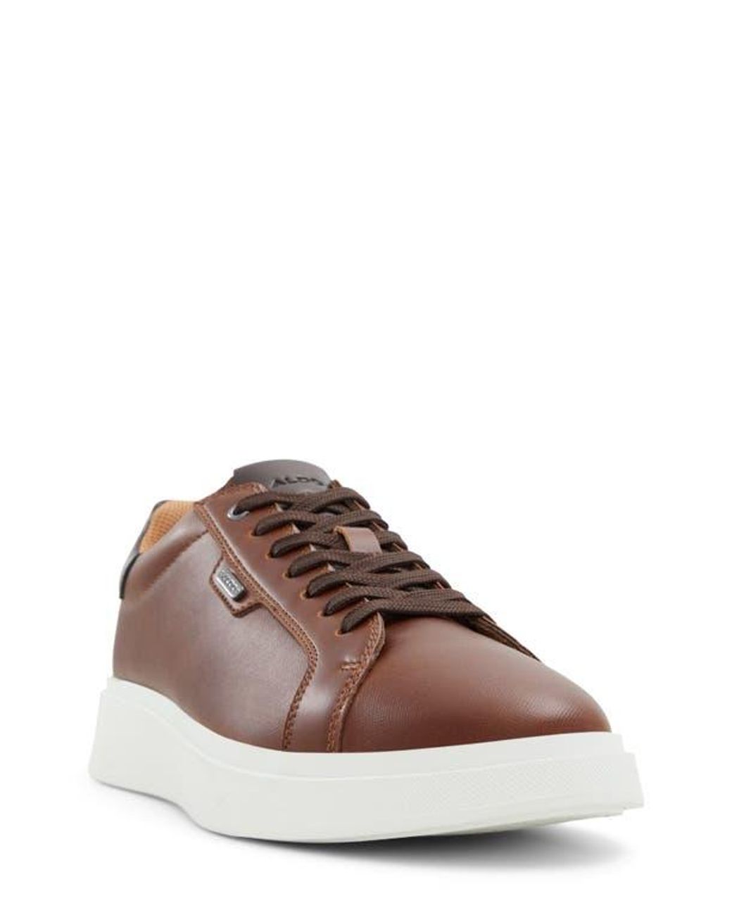 ALDO Leather Low-Profile Sneakers in Brown for Men | Lyst display picture 1