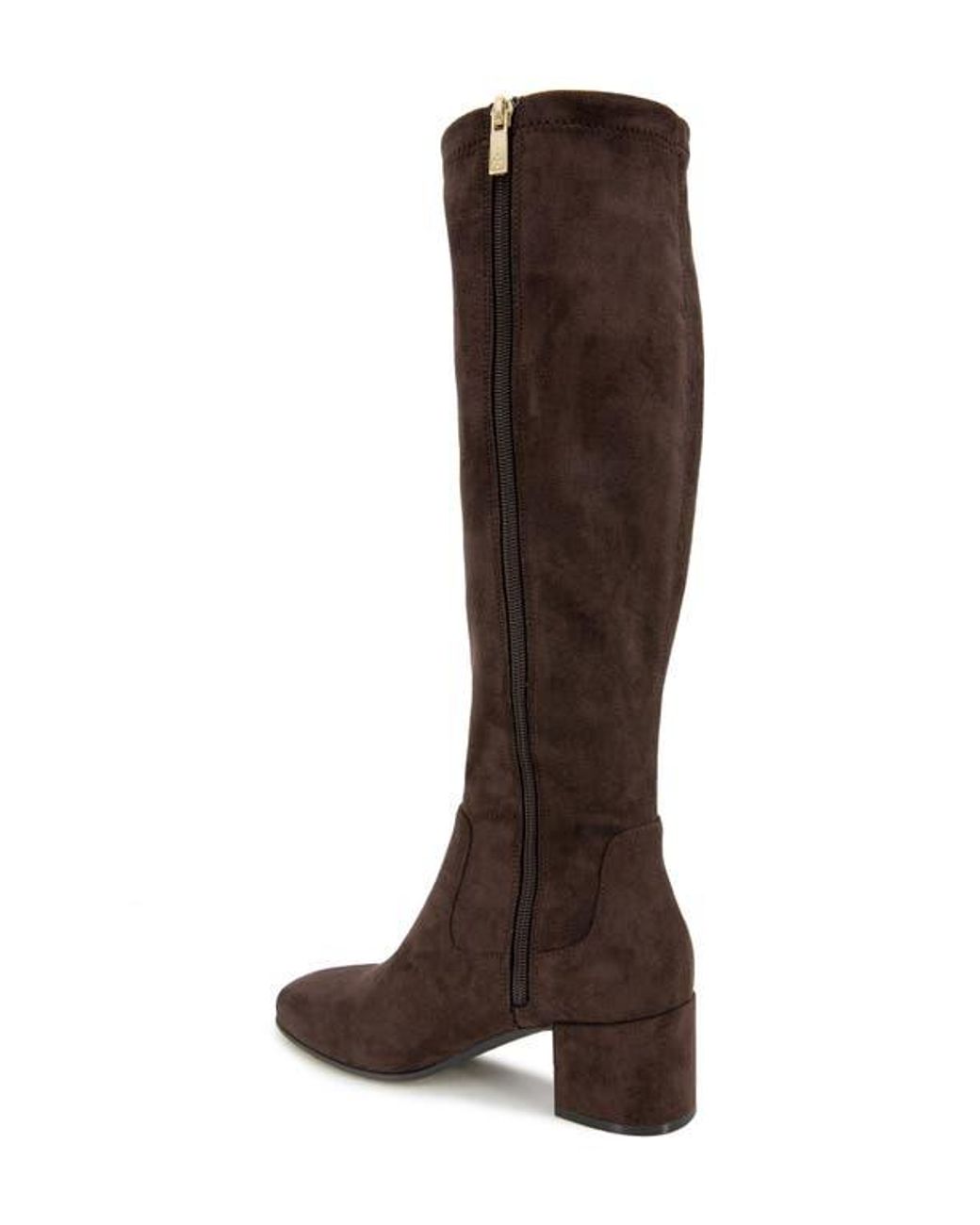Kenneth Cole Brown Rida Stretch Knee High Boot
