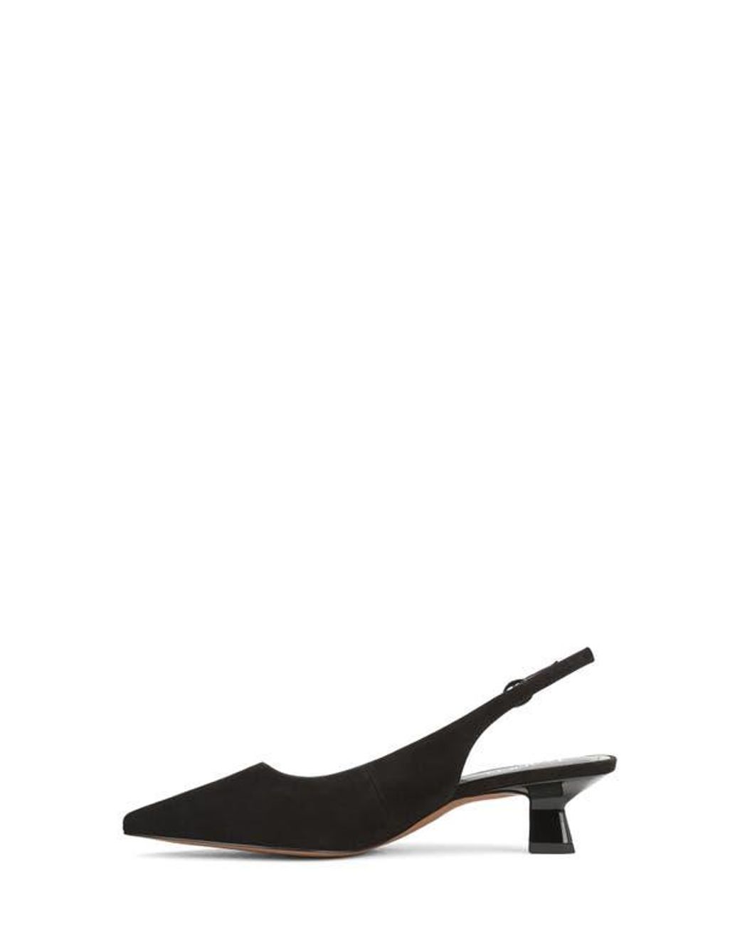 Franco Sarto Black Jaden Pointed Toe Slingback Pump