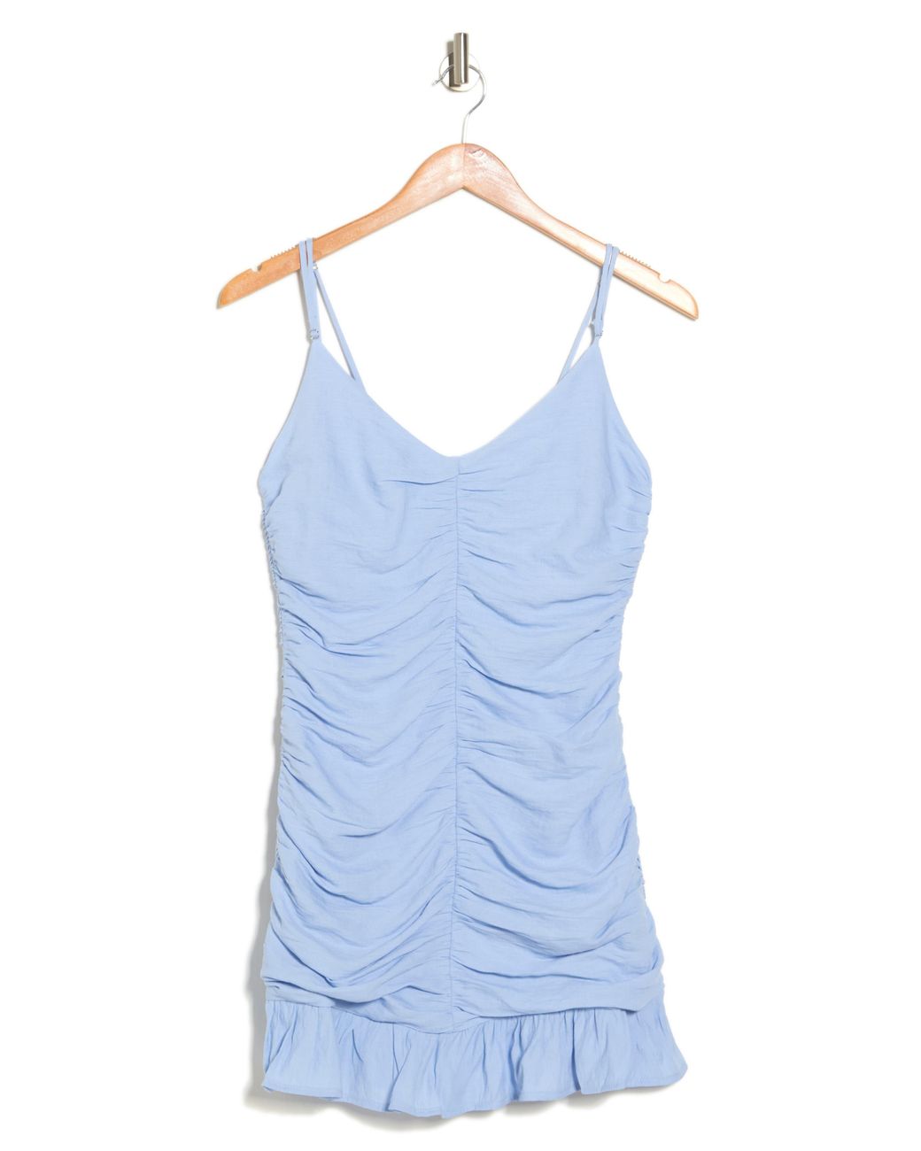 Elodie Shirred Cami Dress in Blue | Lyst