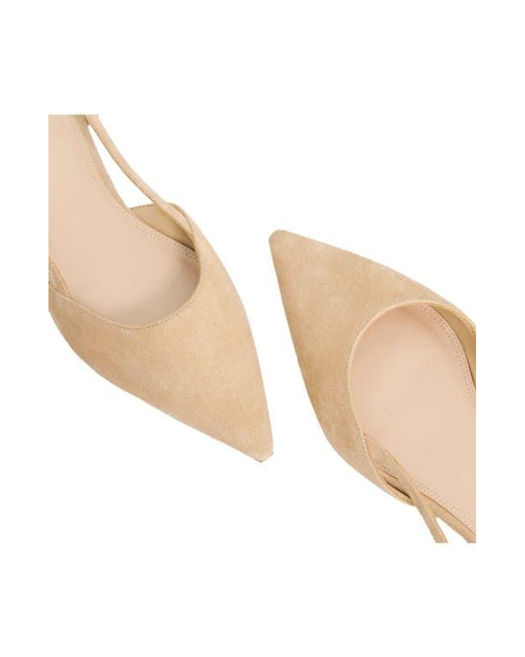 Dune White Homie Leather Slingback Pump