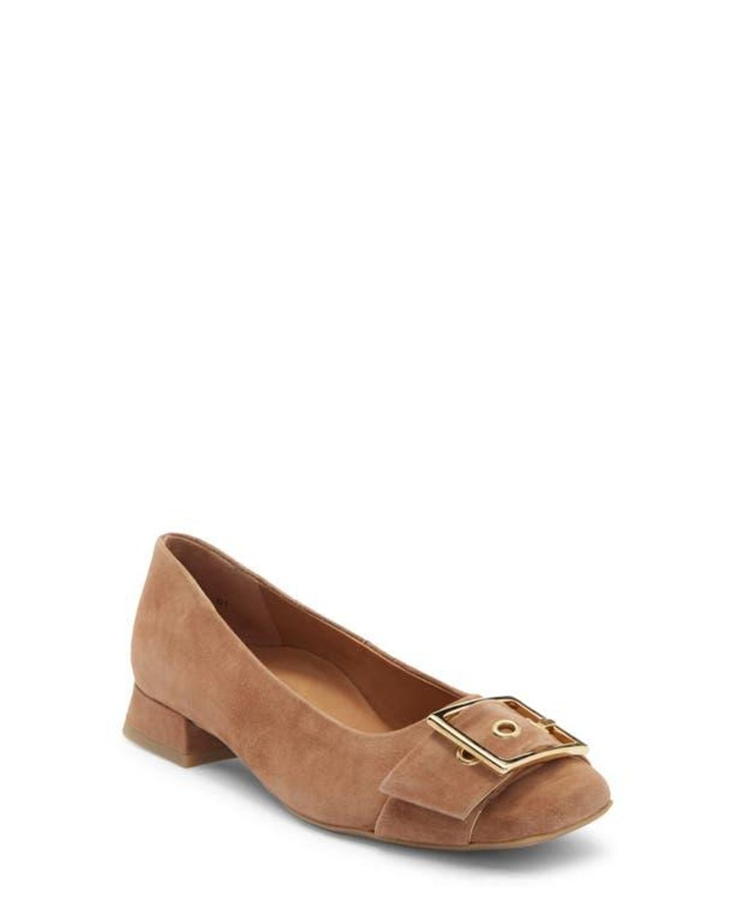 Paul Green Brown Devony Buckle Flat