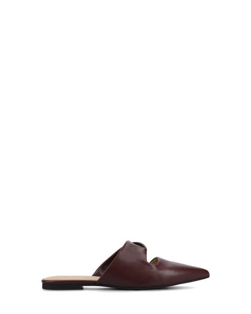 Journee Collection Brown Enniss Flat Mule