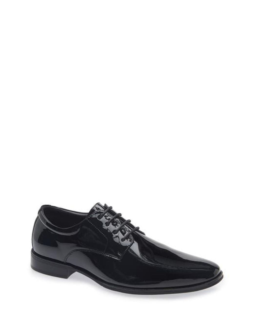 Gordon Rush Black Plain Toe Derby for men