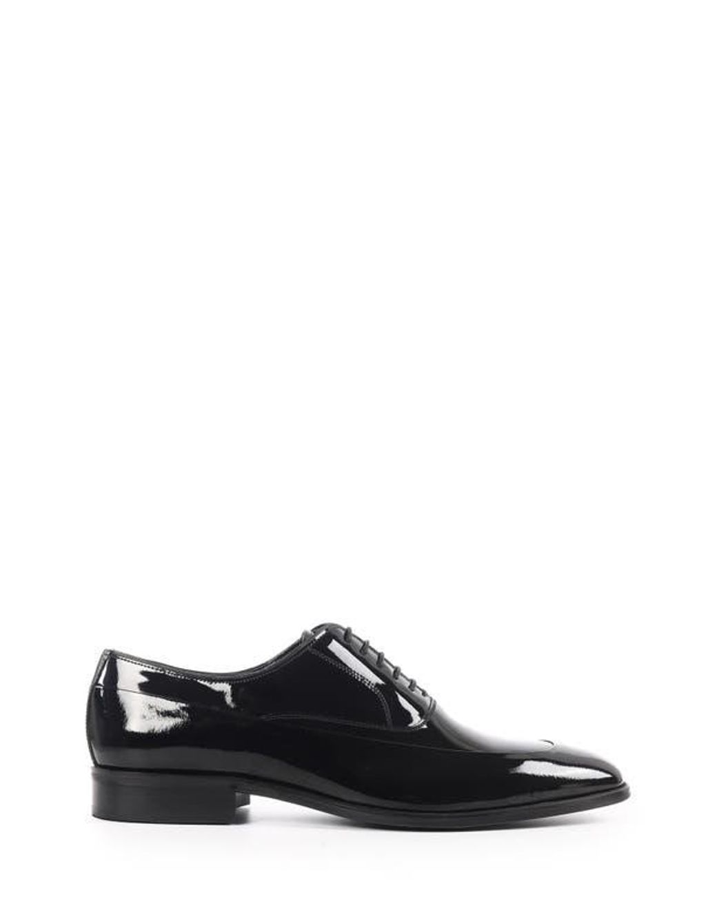 VELLAPAIS Black Baron Plain Toe Derby for men
