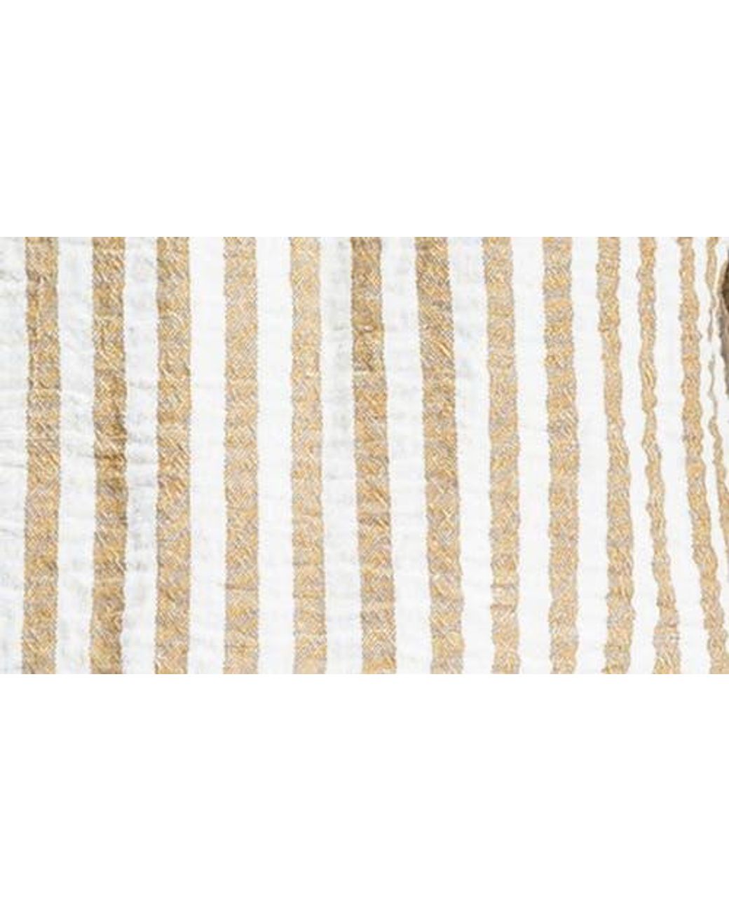 Max Studio White Stripe Drawstring Waist Shorts
