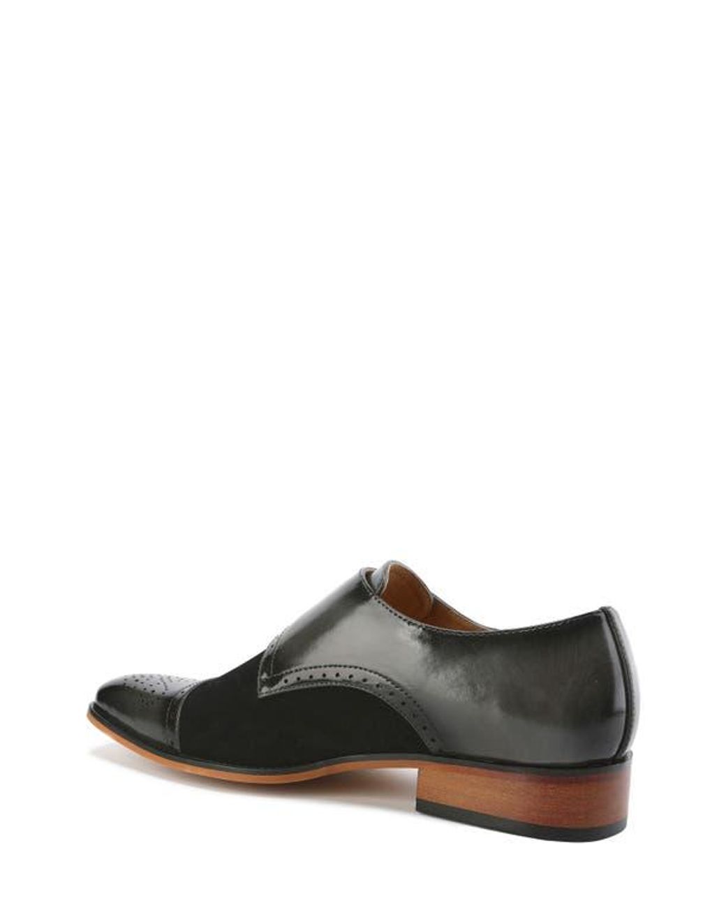 Gino Vitale Black Double Monk Strap Loafer for men