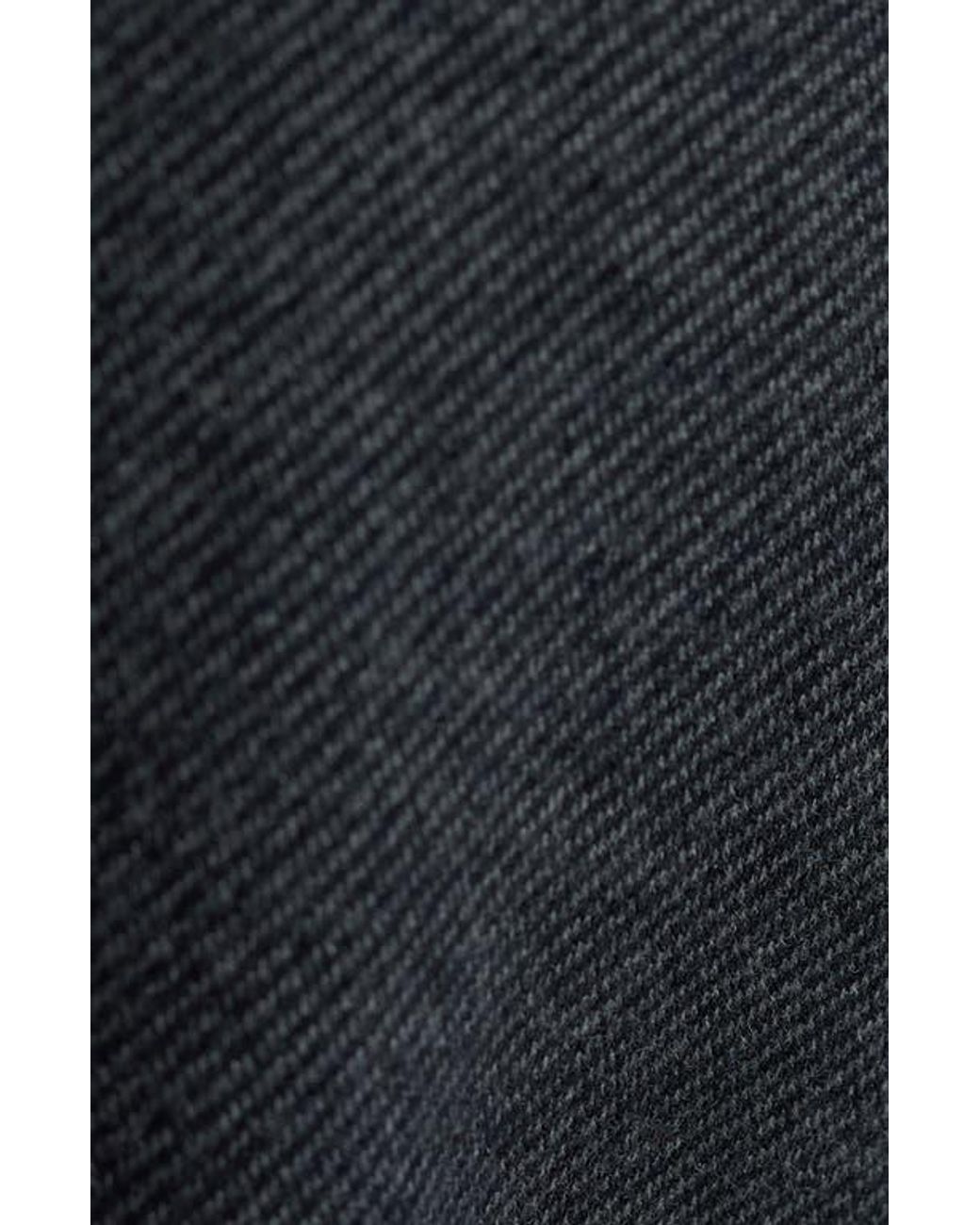 Bugatchi Black Mélange Quarter Zip Top for men