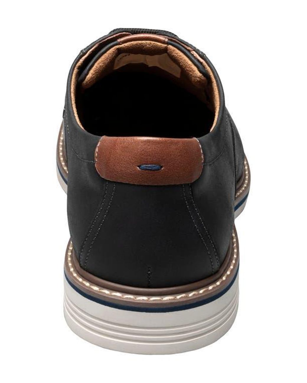 Florsheim Black Norfolk Plain Toe Derby for men