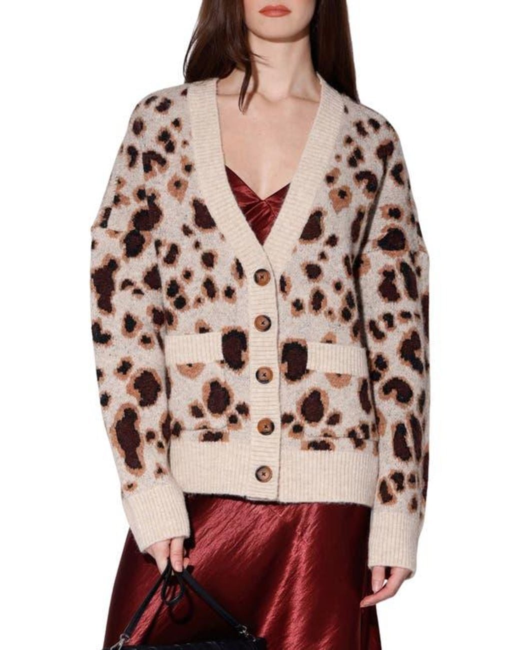 Walter Baker Multicolor Abigail Button Front Cardigan