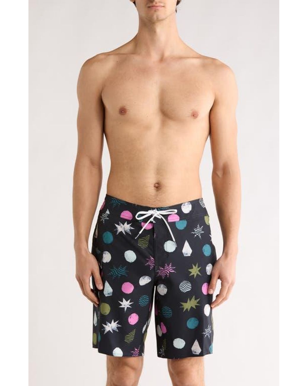 Volcom Black Manic Board Shorts for men