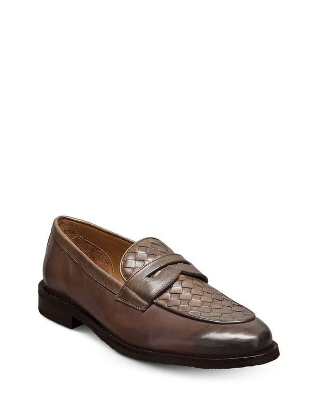 Allen Edmonds Brown Como Penny Loafer for men
