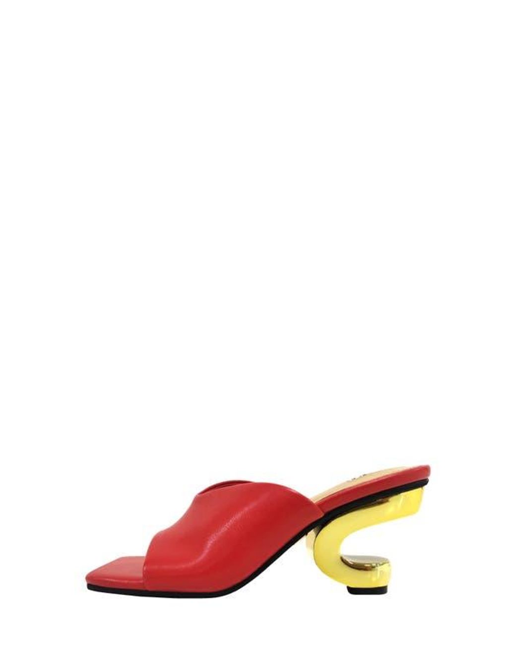 Ninety Union Red Gypsy Square Toe Mule