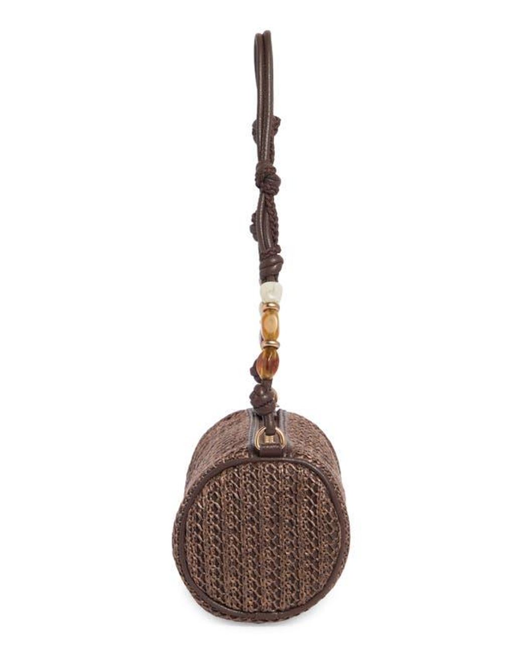 Sam Edelman Brown Elmina Bead Shoulder Bag