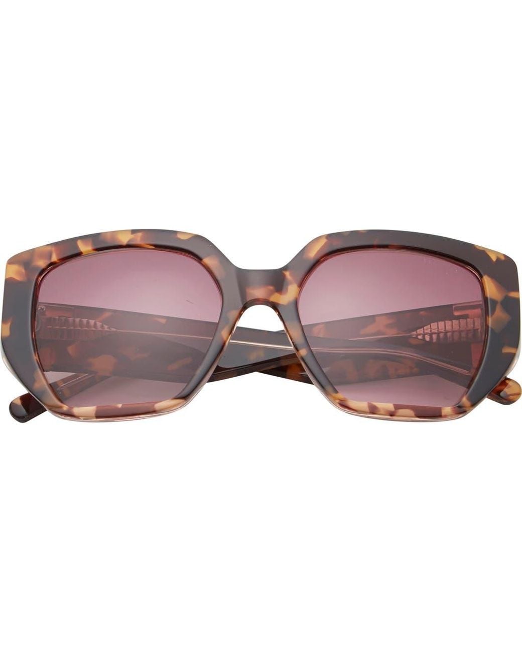 Ted Baker Purple 54Mm Gradient Square Sunglasses