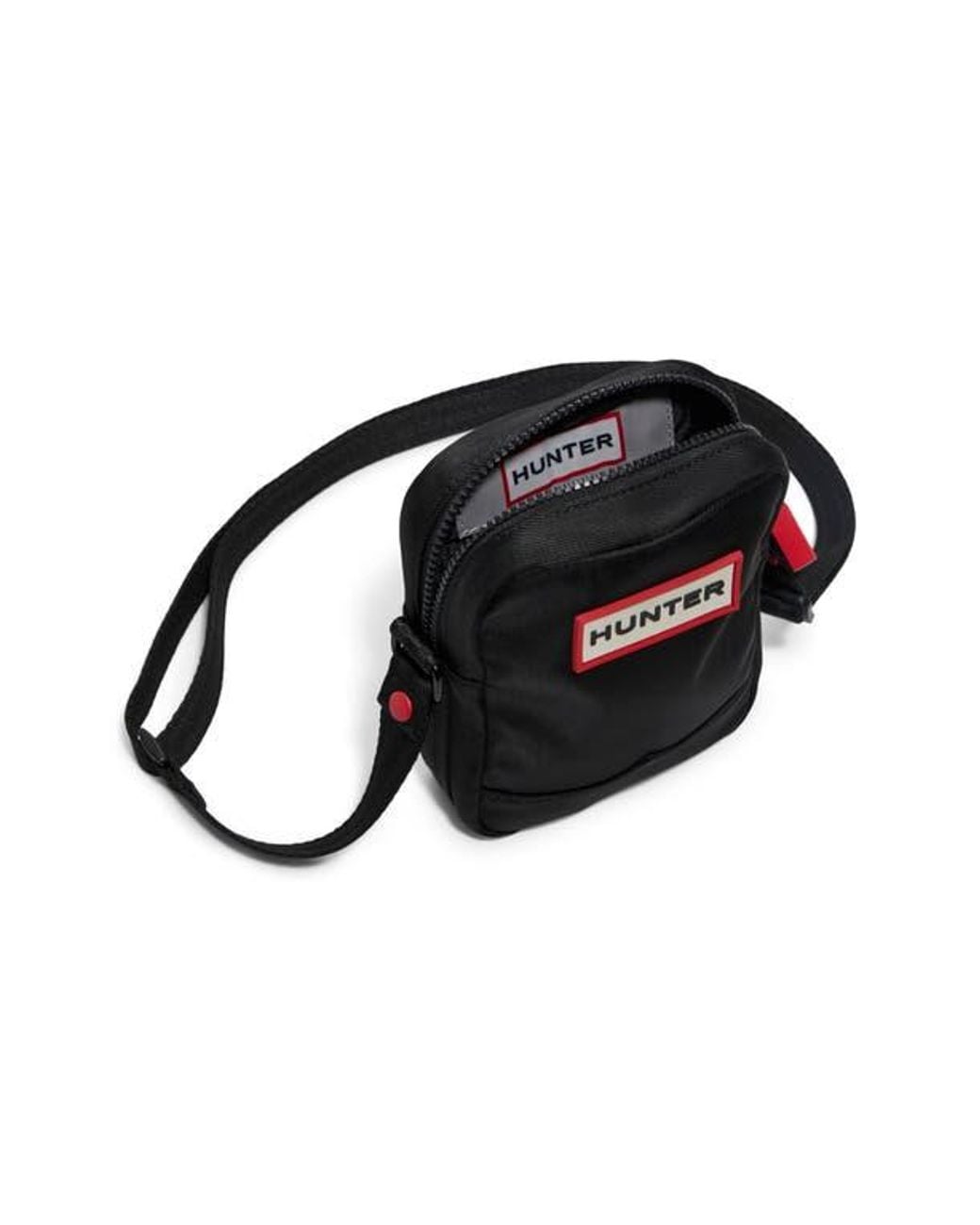 Hunter Black Transfer Crossbody Bag