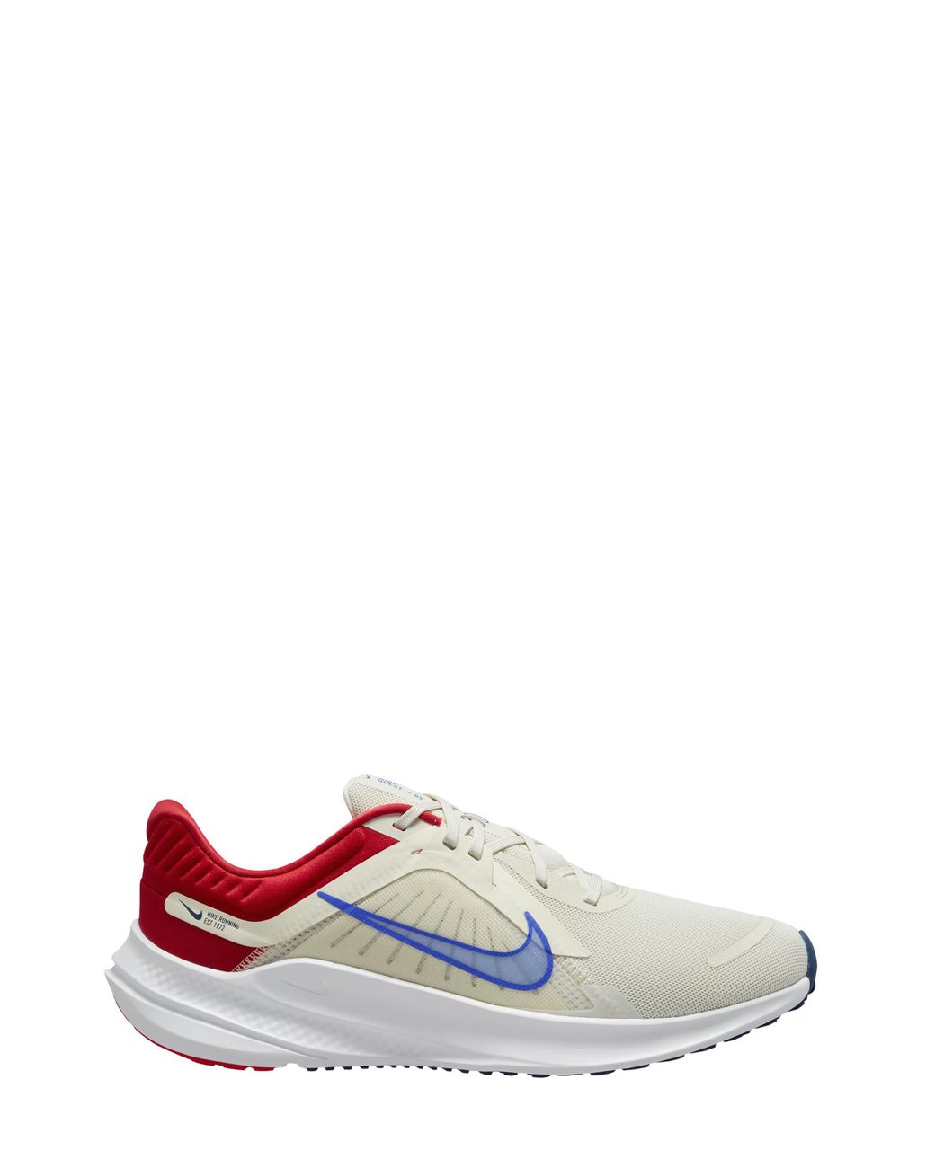 Nike Quest 5 Road Running Shoe in White for Men | Lyst