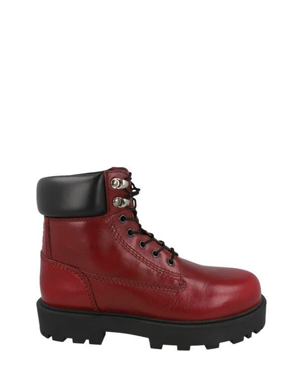 Givenchy Red Storm Lace-Up Boot for men