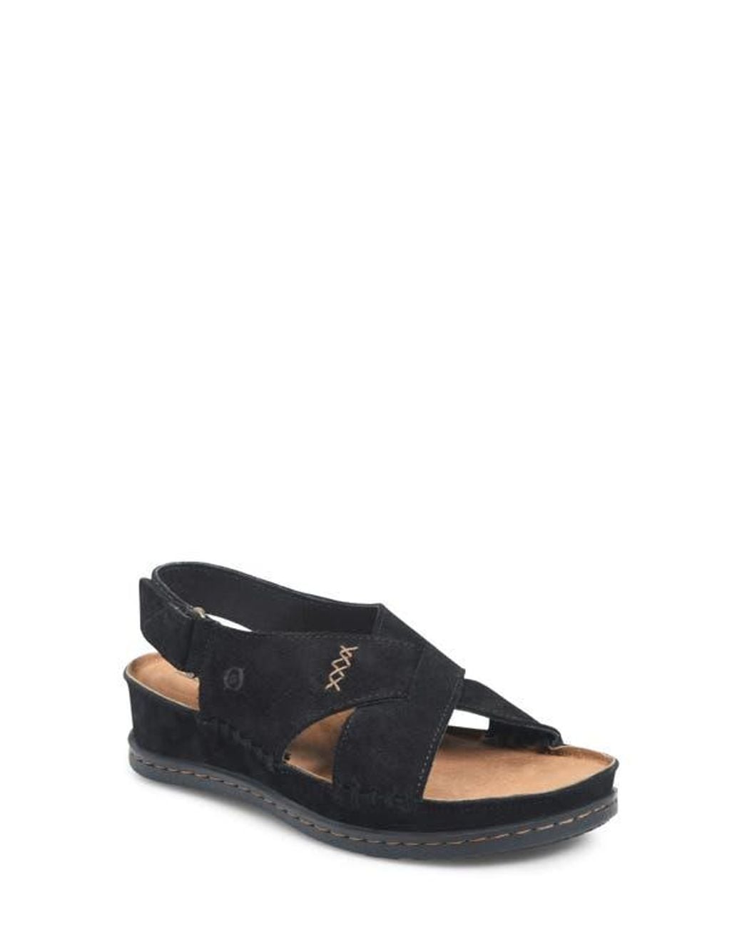 Børn Blue Ebba Slingback Platform Wedge Sandal