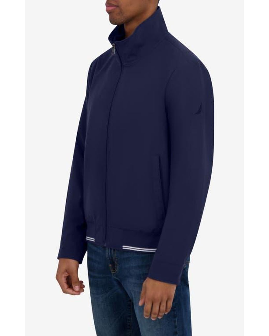 Nautica Blue Bomber Jacket for men