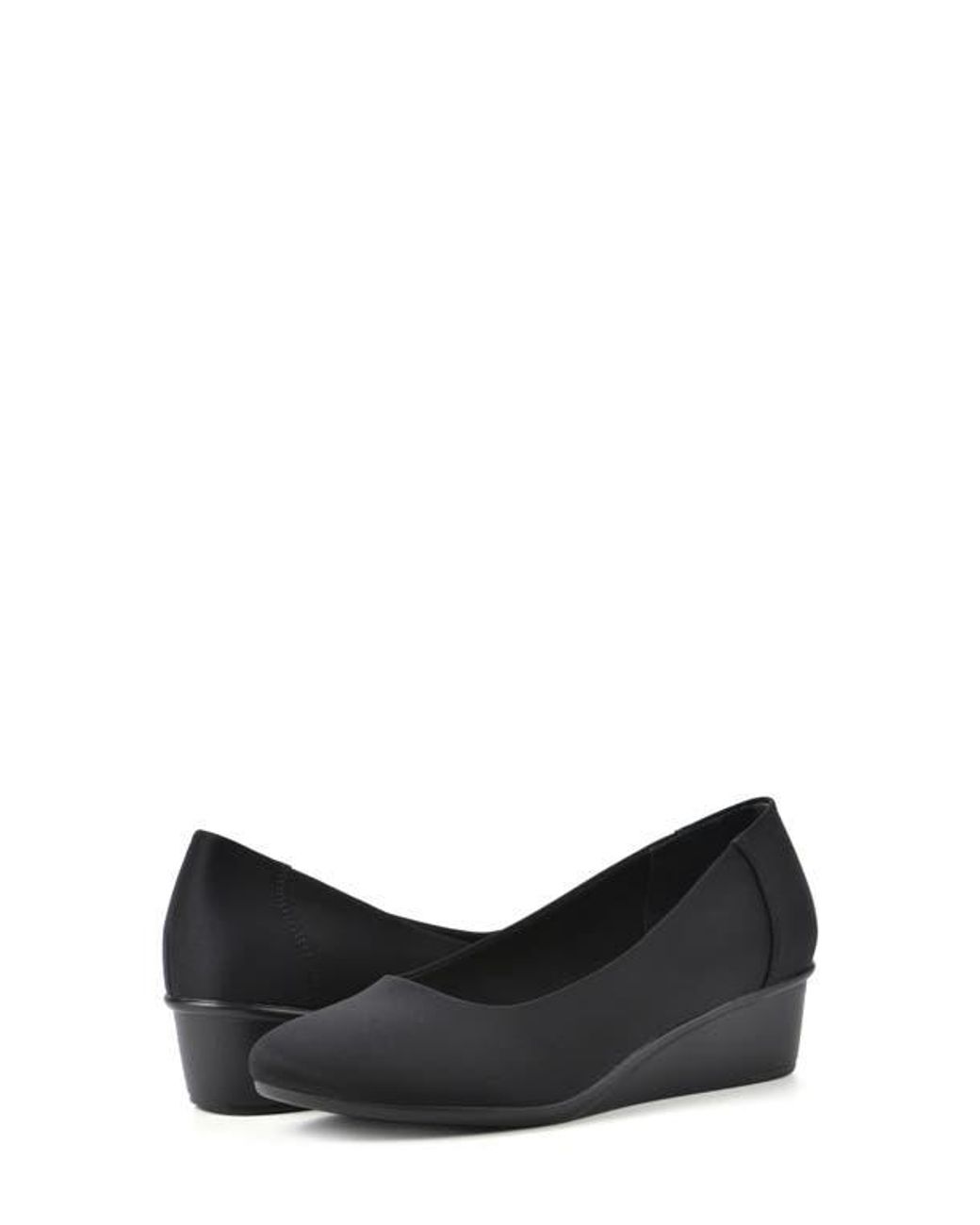 White Mountain Black Boldness Wedge Pump