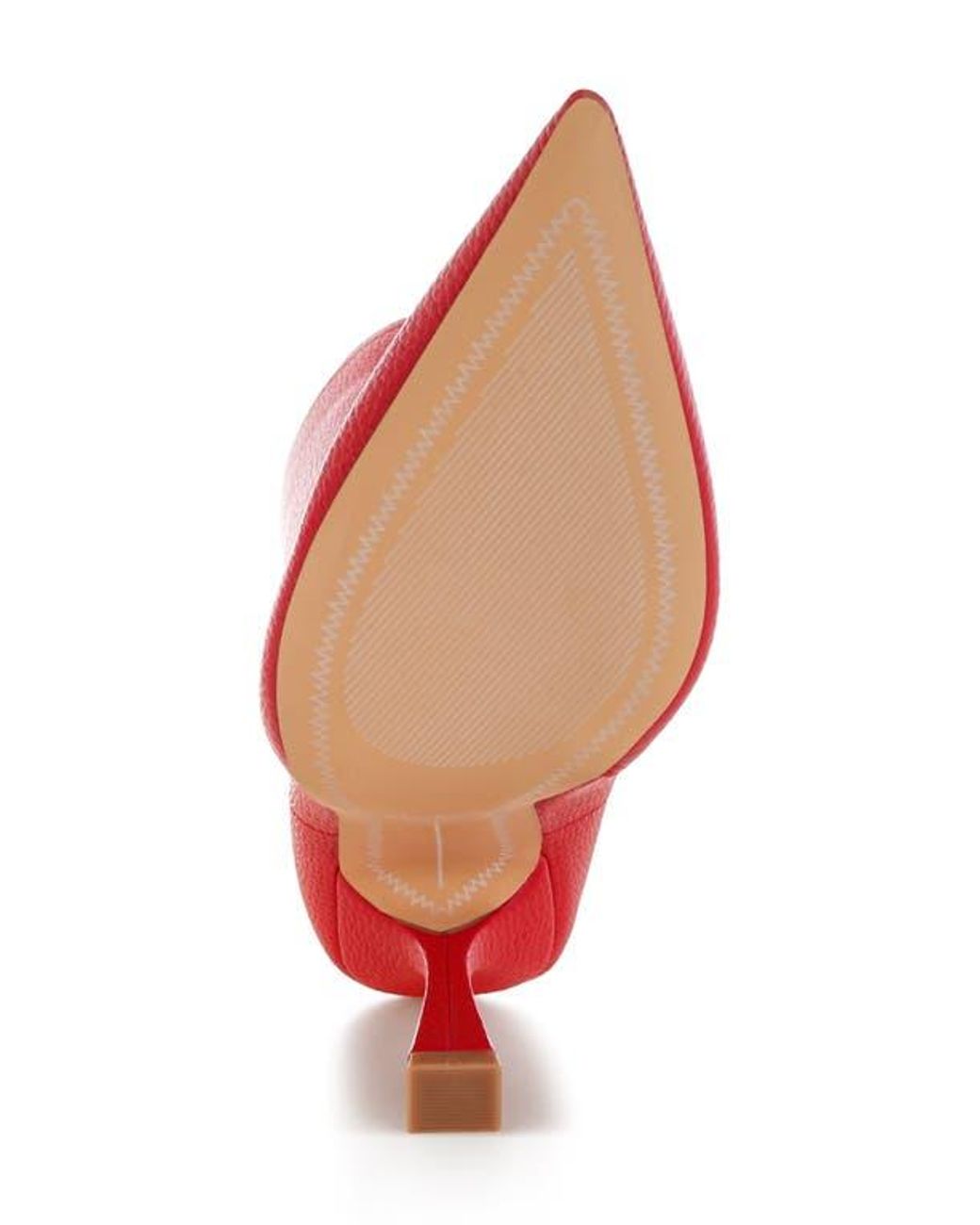 Rag & Co Red Farnak Pointed Toe Bootie